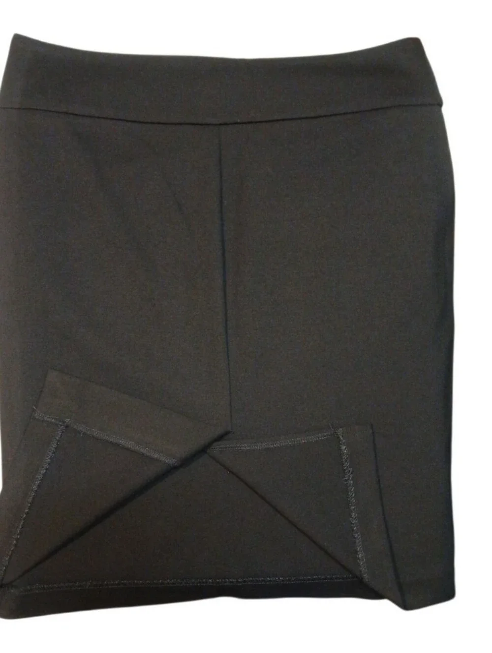 Isaac Mizrahi -NWOT, High Waisted Black Skirt , Large, W/ Stretch, Slit In Back - Picture 5 of 10